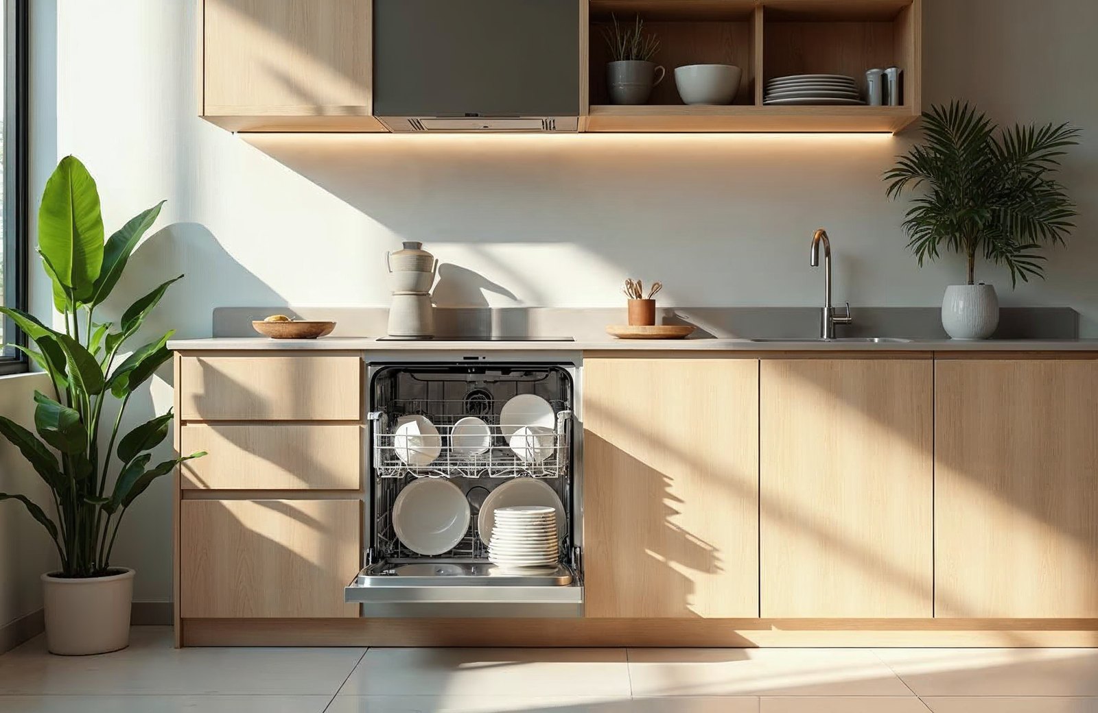 Dishwashers with sparkling clean crockery